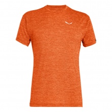 Salewa Tshirt Puez Melange (Dryton Baumwolle für Trekkingtouren) orange Herren