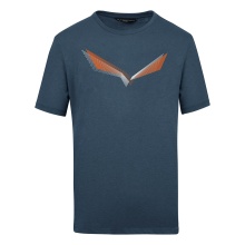 Salewa Tshirt Graphic Dry navy Herren