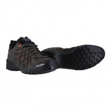 Salewa Wanderschuhe Wildfire GTX (Zustieg, wasserdicht) oliveschwarz/wallnussbraun Herren