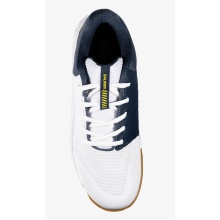 Salming Hallen-Indoorschuhe Recoil Ultra Stabilität/Dämpfung weiss/navyblau Herren