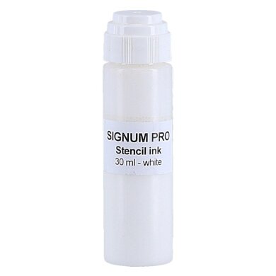 Signum Pro Saitenstift für Logo-Beschriftung - Flasche 30ml - weiss