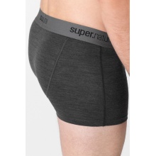 super natural Boxershort Base Mid 175g - Merinowolle - Unterwäsche dunkelgrau Herren