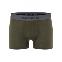 super natural Boxershort Base Mid 175g - Merinowolle - Unterwäsche olivegrün Herren