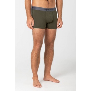 super natural Boxershort Base Mid 175g - Merinowolle - Unterwäsche olivegrün Herren