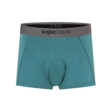 super natural Boxershort Bike Merino Unstoppable Padded (ergonomisches Sitzpolster) hydroblau Herren