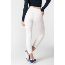 super natural Sporthose Super Tights (Merinowolle, weicher Tragekomfort, atmungsaktiv) enganliegend weiss Damen