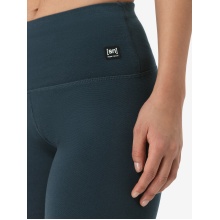 super natural Sporthose Super Tights (Merinowolle, weicher Tragekomfort, atmungsaktiv) enganliegend blau Damen