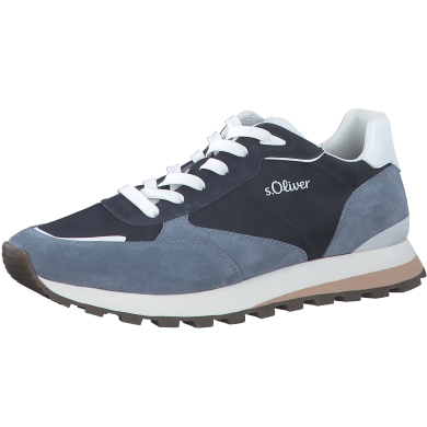 s.Oliver Sneaker 5-13667-20-805 mit Soft Foam - Leder - 2023 navyblau Herren