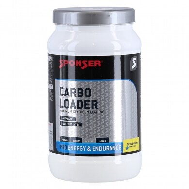 Sponser Energy Carbo Loader (Kohlenhydrat-Elektrolyt-Lösung) Citrus/Orange 1200g Dose