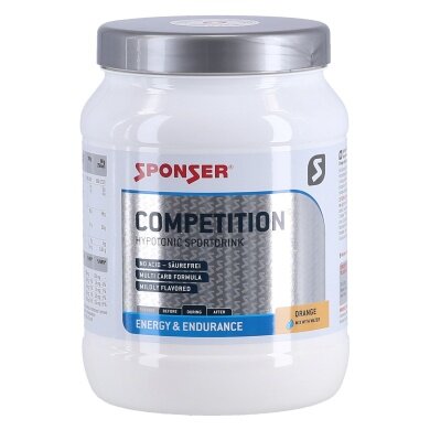 Sponser Sportgetränk Energy Competition (säurefrei, hypotonisch) Orange 1000g Dose