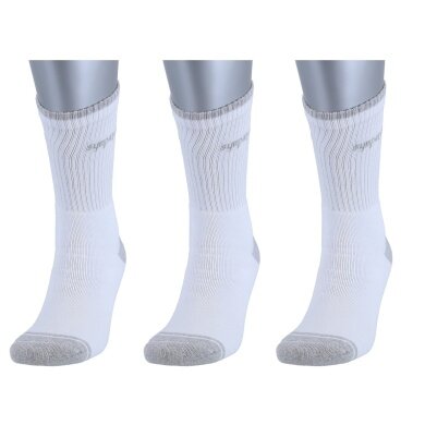 Sympatico Tennissocken Crew (Baumwolle) weiss - 3 Paar