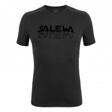 Salewa Outdoor-Funktions-Tshirt Graphic Dry (schnelltrocknend, 2-Wege-Stretch) Kurzarm schwarz Herren