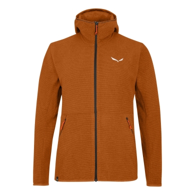 Salewa Fleecejacke Nuvolo mit Kapuze (warm, atmungsaktiv) autumnal orange Herren