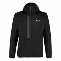 Salewa Hybridjacke Fedaia AlpineWool (warme, hybride Jacke aus Wollmischgewebe mit Kapuze) schwarz Herren