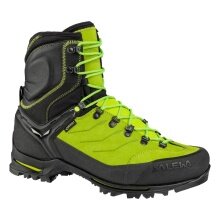 Salewa Wanderschuhe Vultur Evo GTX (Bergstiefel, Wildleder, wassdericht) schwarz/lime Herren