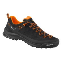 Salewa Wanderschuhe Wildfire Leather (Zustieg, Wildleder) schwarz Herren