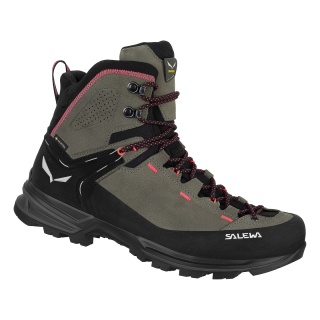 Salewa Wanderschuhe MTN Trainer 2 Mid GTX (Alpine, Veloursleder, wassderdicht) braun Damen