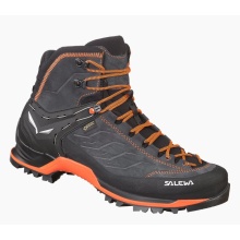 Salewa Wanderschuhe Mtn Trainer Mid GTX (Trekking, wasserdicht) asphaltgrau/orange Herren