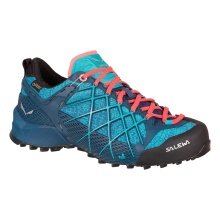 Salewa Wanderschuhe Wildfire GTX (Zustieg, wasserdicht) blau/türkis Damen