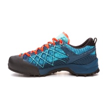 Salewa Wanderschuhe Wildfire GTX (Zustieg, wasserdicht) blau/türkis Damen