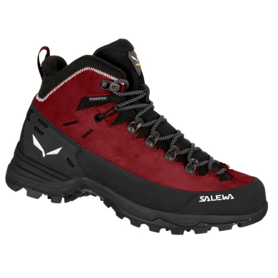 Salewa Winter-Wanderschuhe Alp Mate Winter Mid WP (wasserdicht) schwarz/rot Damen