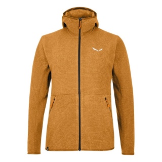 Salewa Fleecejacke Nuvolo mit Kapuze (warm, atmungsaktiv) gold/braun Herren