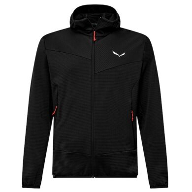 Salewa Fleecejacke Puez Altavia Polarlite HD (mit Kapuze, weiches Material) schwarz Herren