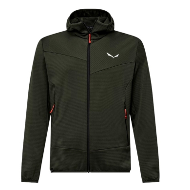 Salewa Fleecejacke Puez Altavia Polarlite HD (mit Kapuze, weiches Material) olive/grün Herren