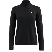 Salewa Fleecejacke Puez Waffle Hybrid Polarlite (weich, schnelltrocknend) schwarz Damen