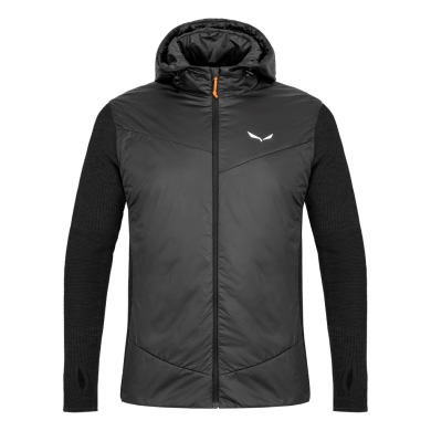 Salewa Hybridjacke Fanes Engineered Merino Hybrid (warm, winddicht) schwarz Herren