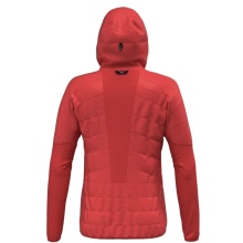 Salewa Isolations-Hybridjacke Ortles TirolWool Responsive Hybrid (warm, wasserabweisend) flamerot Herren