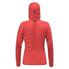 Salewa Isolations-Hybridjacke Ortles TirolWool Responsive Hybrid (warm, wasserabweisend) flamerot Damen