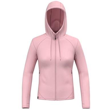 Salewa Kapuzenjacke Fanes Merino (2-Wege-Stretch) pink Damen