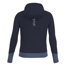 Salewa Kapuzenjacke Puez Hybrid Polarite Hooded Full-Zip (Fleecehoody, leicht, atmungsaktiv) navyblau Mädchen