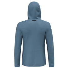 Salewa Kapuzenjacke Puez Waffle Hybrid Polarlite (weich, schnelltrocknend) blau Herren