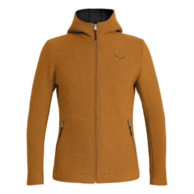 Salewa Kapuzenjacke Sarner Full-Zip (Woll-Mischgewebe) gold/braun Herren