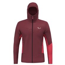 Salewa Kapuzenjacke Sella Merino (atmungsaktiv, 4-Wege-Stretch) weinrot Herren