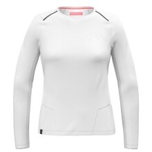 Salewa Langarmshirt Pedroc Dry (atmungsaktiv, schnelltrocknend, leicht) Unterwäsche weiss Damen