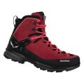 Salewa Wanderschuhe MTN Trainer 2 Mid GTX (Alpine, Veloursleder, wasserdicht) rot Damen