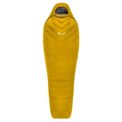 Salewa Schlafsack Puez RDS Down SB (3-Jahreszeiten-Schlafsack, leicht, wärm) - Reissverschlussöffnung rechts - gold/gelb