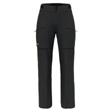 Salewa Softshell-Skihose Sella 3-Lagen Powertex (Hardshellhose, wasserdicht, winddicht) schwarz Damen