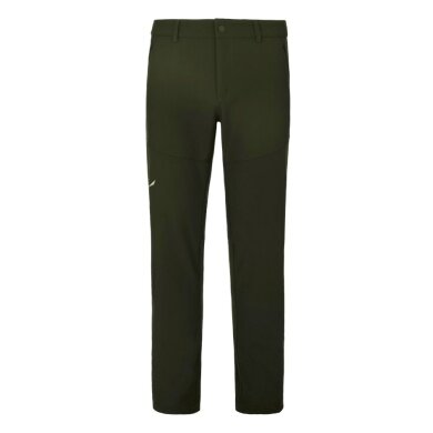 Salewa Softshell-Wanderhose Dolomia (2-Wege-Stretch, warm, wind- und wasserabweisend) khakigrün Herren