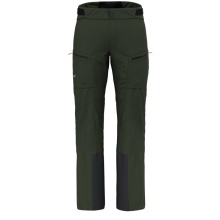 Salewa Softshell-Skihose Sella 3-Lagen Powertex (Hardshellhose, wasserdicht, winddicht) olivegrün Herren