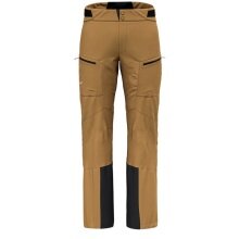 Salewa Softshell-Skihose Sella 3-Lagen Powertex (Hardshellhose, wasserdicht, winddicht) gold/gelb Herren