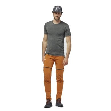 Salewa Wander-Softshellhose Pedroc Durastretch Outdoor lang orange Herren