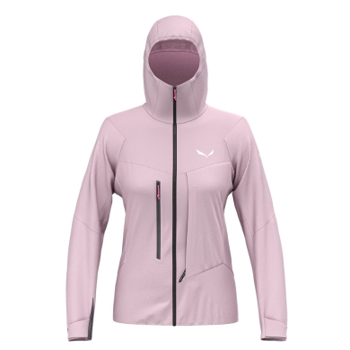 Salewa Softshelljacke Sella Durastretch Hybrid (Hardshell, atmungsaktiv, wasserabweisend) pink Damen