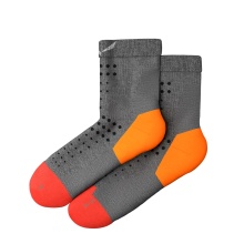 Salewa Trekkingsocke Pedroc Merino (Feuchtigkeits- und Temperaturregulierung) Kurzsocken grau/orange Damen - 1 Paar