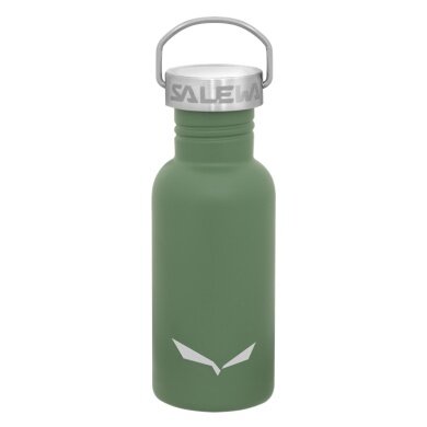 Salewa Trinkflasche Aurino Edelstahl (leicht, robuste Material) 500ml grün