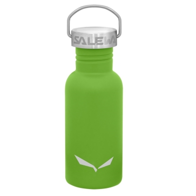 Salewa Trinkflasche Aurino Edelstahl (leicht, robuste Material) 500ml neongrün