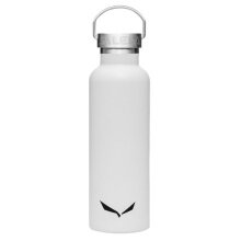 Salewa Trinkflasche Valsura Insulated Edelstahl (doppelwandige Isolierung, hält stundenlang kalt/heiss) 650ml weiss